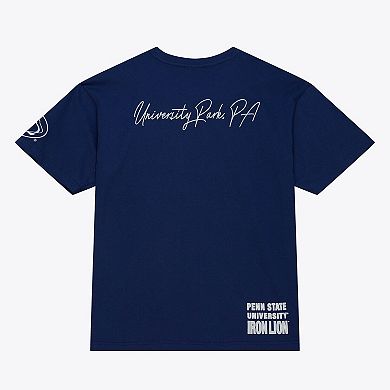Men's Mitchell & Ness Navy Penn State Nittany Lions Double Clutch Premium T-Shirt