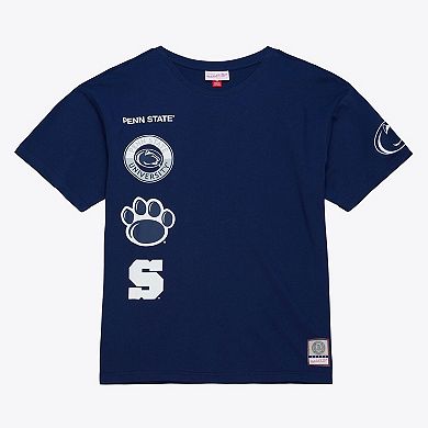 Men's Mitchell & Ness Navy Penn State Nittany Lions Double Clutch Premium T-Shirt