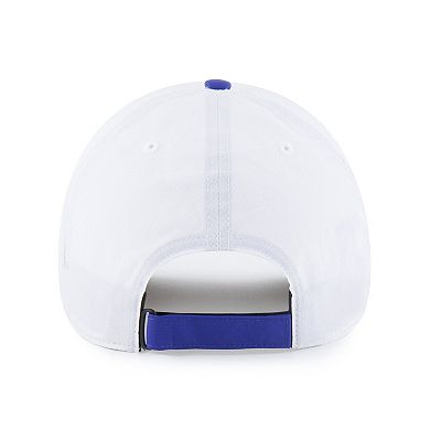 Men's '47 White/Royal New York Mets Vista Mini Clean Up brrr Adjustable Hat