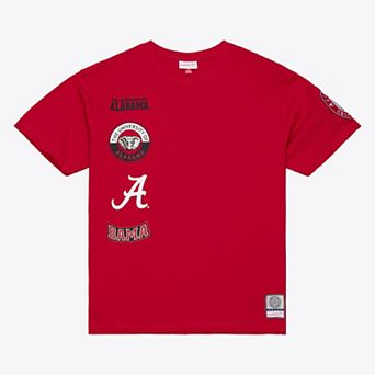 Men's Mitchell & Ness Crimson Alabama Crimson Tide Double Clutch Premium T-Shirt