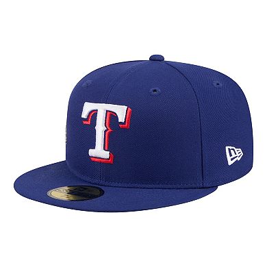 Men's New Era Royal Texas Rangers City Patch 59FIFTY Fitted Hat