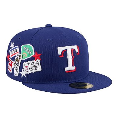 Men's New Era Royal Texas Rangers City Patch 59FIFTY Fitted Hat