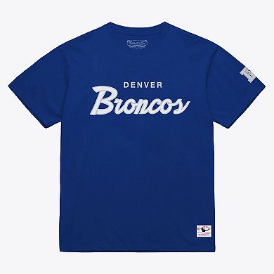 Men's Mitchell & Ness Royal Denver Broncos Head Coach Classic T-Shirt