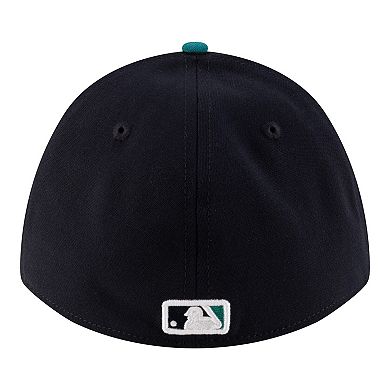 Men's New Era Navy Seattle Mariners Alternate Player Replica 39THIRTY M-Crown Flex Hat