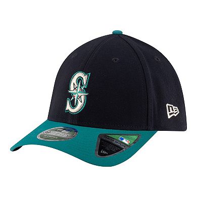 Men's New Era Navy Seattle Mariners Alternate Player Replica 39THIRTY M-Crown Flex Hat