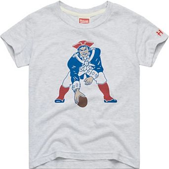Youth Homage Ash New England Patriots 1979 Tri-Blend T-Shirt