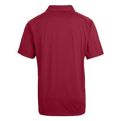 Men's Cutter & Buck Garnet Florida State Seminoles Alumni Logo Prospect Textured Stretch Polo