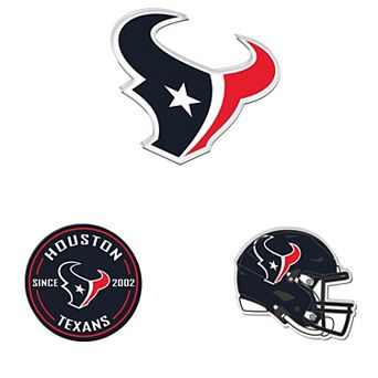 WinCraft Houston Texans 3-Pack Premium Fridge Magnet Set