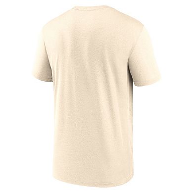 Men's Nike Natural Auburn Tigers Primetime Baseball Icon Legend Dri-FIT T-Shirt
