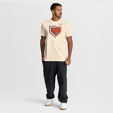 Men's Nike Natural Clemson Tigers Primetime Baseball Icon Legend Dri-FIT T-Shirt
