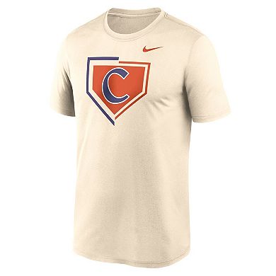Men's Nike Natural Clemson Tigers Primetime Baseball Icon Legend Dri-FIT T-Shirt