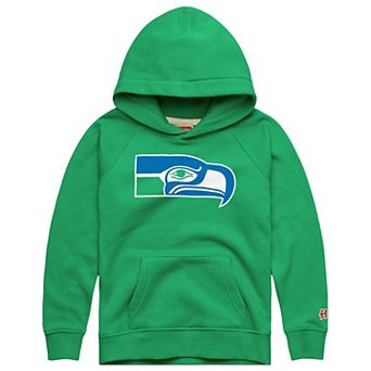 Youth Homage Green Seattle Seahawks '76 Season Tri-Blend Hoodie