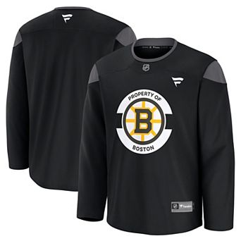 Men's Fanatics Black Boston Bruins Practice Jersey
