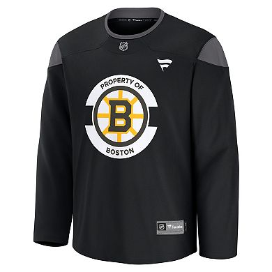 Men's Fanatics Black Boston Bruins Practice Jersey