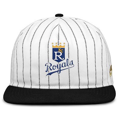Men's Nike White/Black Kansas City Royals Cooperstown Collection Pro Adjustable Hat