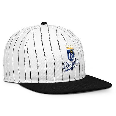 Men's Nike White/Black Kansas City Royals Cooperstown Collection Pro Adjustable Hat