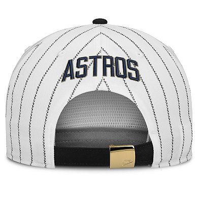 Men's Nike White/Black Houston Astros Cooperstown Collection Pro Adjustable Hat