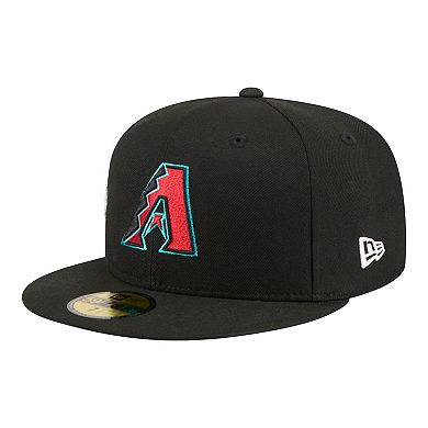 Men's New Era Black Arizona Diamondbacks City Patch 59FIFTY Fitted Hat