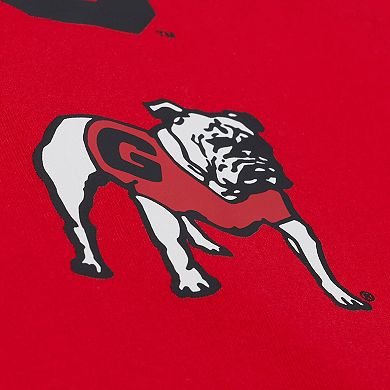 Men's Mitchell & Ness Red Georgia Bulldogs Double Clutch Premium T-Shirt