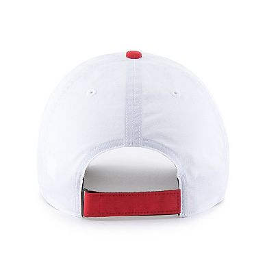 Men's '47 White/Red Philadelphia Phillies Vista Mini Clean Up brrr Adjustable Hat