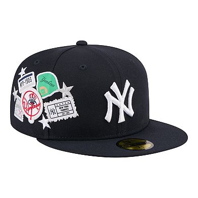 Men's New Era Navy New York Yankees City Patch 59FIFTY Fitted Hat