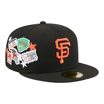 Men's New Era Black San Francisco Giants City Patch 59FIFTY Fitted Hat
