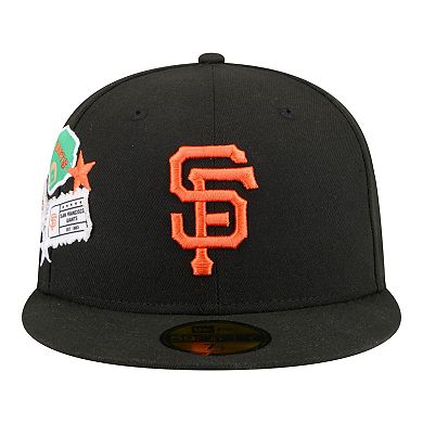 Men's New Era Black San Francisco Giants City Patch 59FIFTY Fitted Hat
