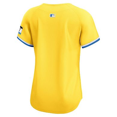 Women's Nike Yellow Boston Red Sox City Connect Limited Jersey