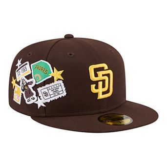 Men's New Era Brown San Diego Padres City Patch 59FIFTY Fitted Hat