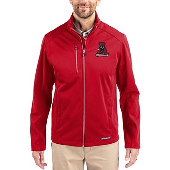 Men's Cutter & Buck Crimson Alabama Crimson Tide Evoke Eco Softshell Recycled Full-Zip Jacket