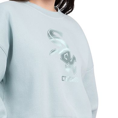 Women's Starter Mint Chicago White Sox Pastels Boxy Fleece Sweatshirt