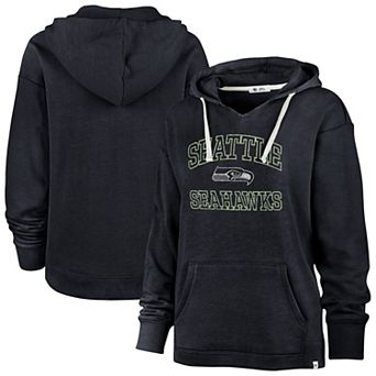 Women's '47 Navy Seattle Seahawks Clarity Naomi Hoodie