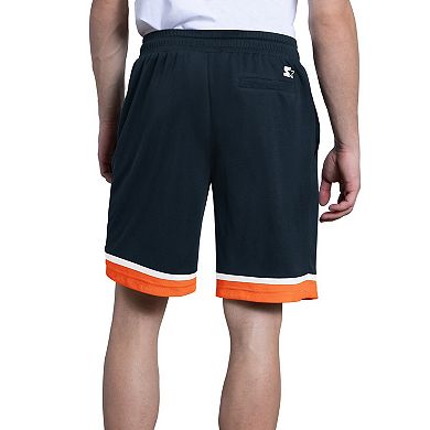 Men's Starter Navy Chicago Bears Power Play Mesh Shorts