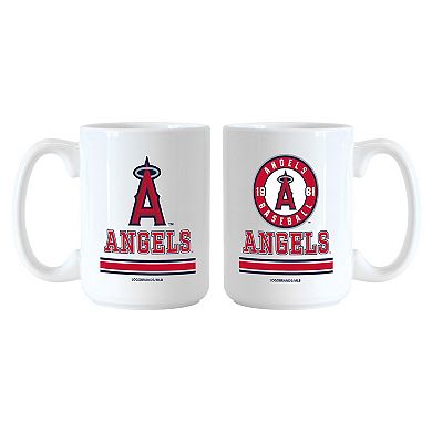 Logo Brands Los Angeles Angels 15oz. Current & Throwback Mug Set