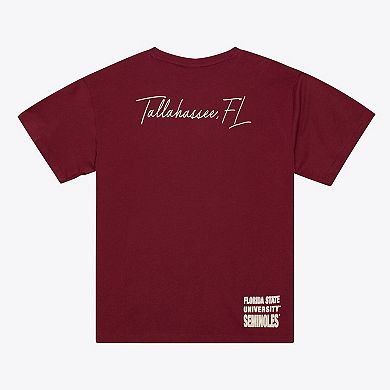 Men's Mitchell & Ness Garnet Florida State Seminoles Double Clutch Premium T-Shirt
