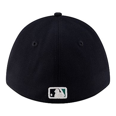 Men's New Era Navy Seattle Mariners Player Replica 39THIRTY M-Crown Flex Hat