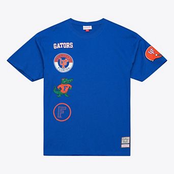 Men's Mitchell & Ness Royal Florida Gators Double Clutch Premium T-Shirt