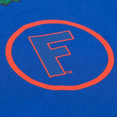 Men's Mitchell & Ness Royal Florida Gators Double Clutch Premium T-Shirt