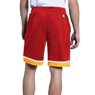 Men's Starter Red Kansas City Chiefs Power Play Mesh Shorts