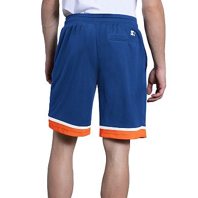 Men's Starter Royal Denver Broncos Throwback Power Play Mesh Shorts