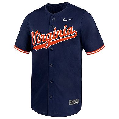 Men's Nike Navy Virginia Cavaliers Limited Baseball Jersey
