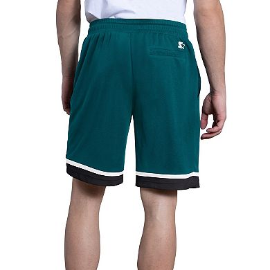Men's Starter Midnight Green Philadelphia Eagles Power Play Mesh Shorts