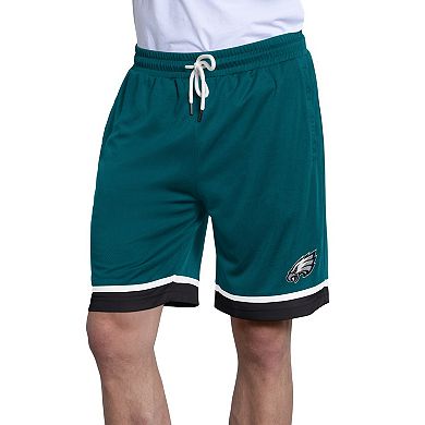Men's Starter Midnight Green Philadelphia Eagles Power Play Mesh Shorts