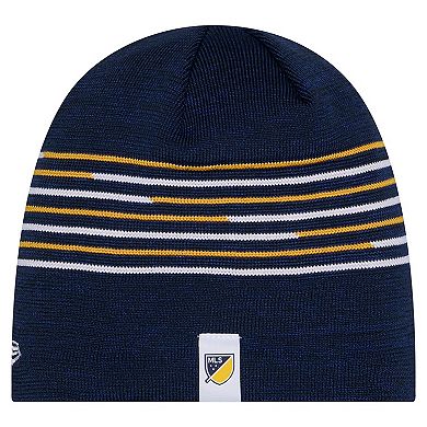 Men's New Era Navy LA Galaxy 2026 Kickoff Knit Beanie