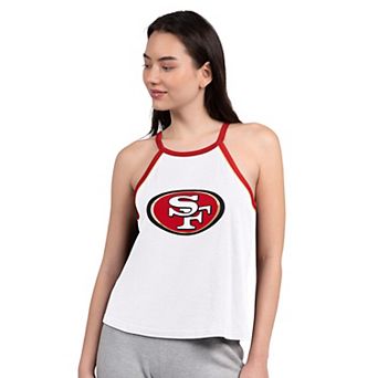 Women's G-III 4Her by Carl Banks White San Francisco 49ers Redemption Win Tank Top