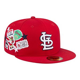 Men's New Era Red St. Louis Cardinals City Patch 59FIFTY Fitted Hat