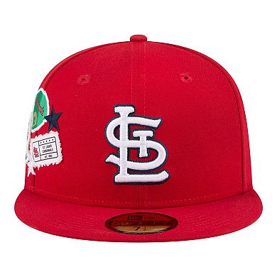 Men's New Era Red St. Louis Cardinals City Patch 59FIFTY Fitted Hat