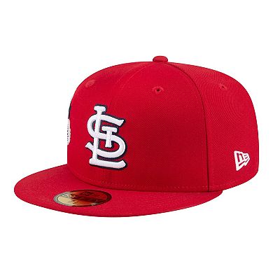 Men's New Era Red St. Louis Cardinals City Patch 59FIFTY Fitted Hat