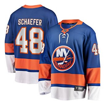 Men's Fanatics Matthew Schaefer Royal New York Islanders Home Breakaway Player Jerseys
