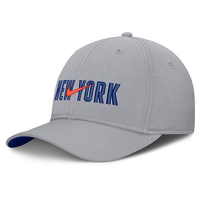 Men's Nike Gray New York Mets Primetime Rise Dri-FIT Flex Hat